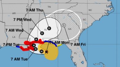 L'ouragan Sally s'apprête à frapper une Louisiane encore sous le choc de l'ouragan Laura Par Rafi Letzter publié le 14 septembre 20 La Louisiane compte déjà 23 000 réfugiés climatiques vivant dans des abris après l'ouragan Laura.  L'ouragan Sally inondera la région à partir d'aujourd'hui.