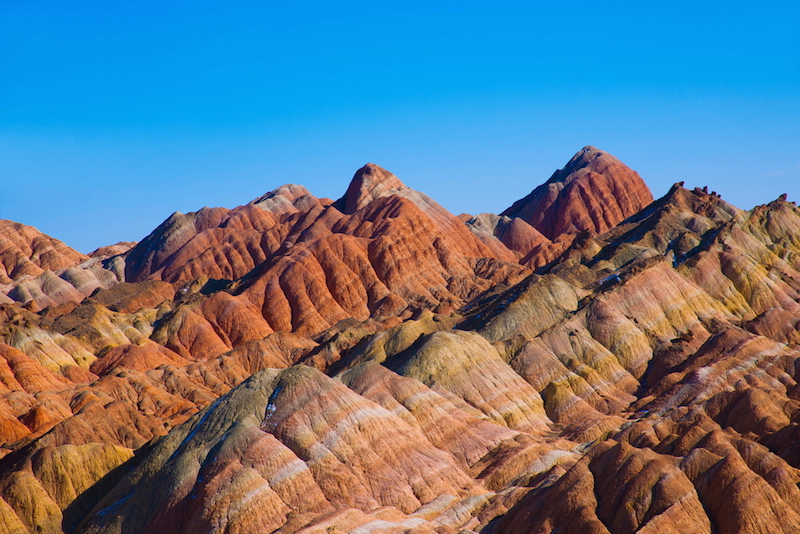 Parc géologique de Zhangye Danxia, ​​Chine