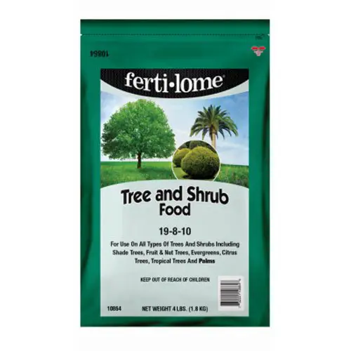 Groupe d'achat volontaire Fertilome 10864 Nourriture pour arbres et arbustes, 19-8-10, 4 livres
