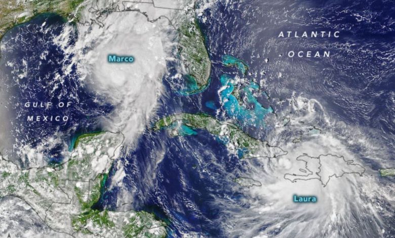 Le Texas et la Louisiane font face à un double coup dur de cyclones tropicaux Par Rafi Letzter publié le 24 août 20 Les précipitations et les inondations de Marco rendront celles de Laura encore plus graves.