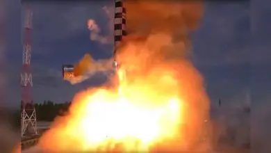 On July 19, 2018, Russia completed a drop test of the RS-28 Sarmat liquid-fueled superheavy intercontinental ballistic missile.