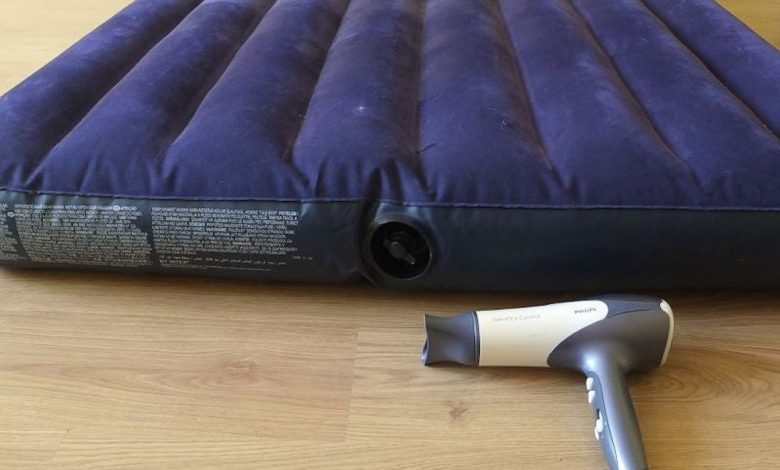 Réparer un matelas pneumatique